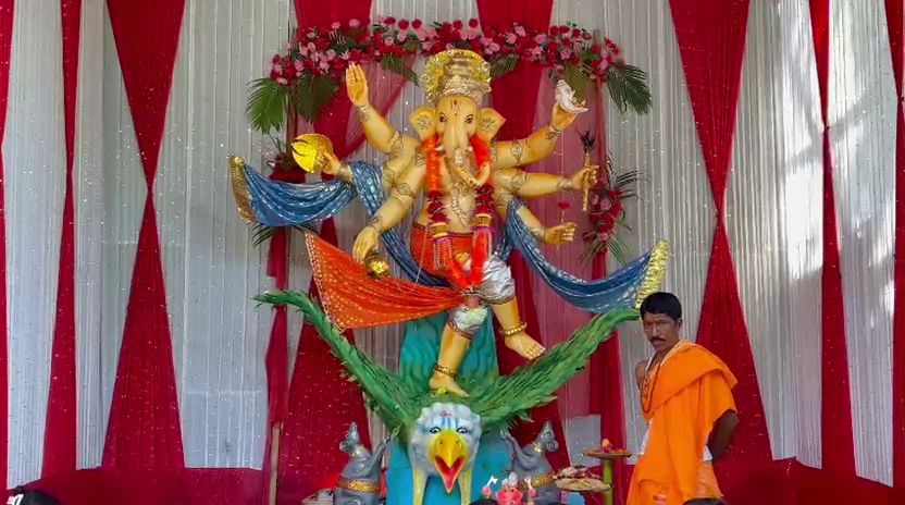 তেলিয়ামুড়ায় প্রথমবার জাঁকজমকপূর্ণ গণপতি উৎসব ও মেলা