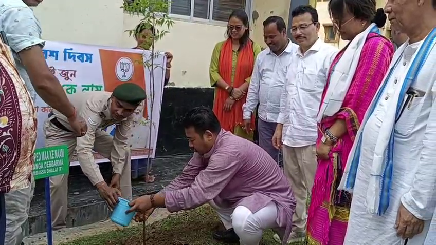 বিজেপি ধলাই জেলা কমিটি  বিশ্ব পরিবেশ দিবস।