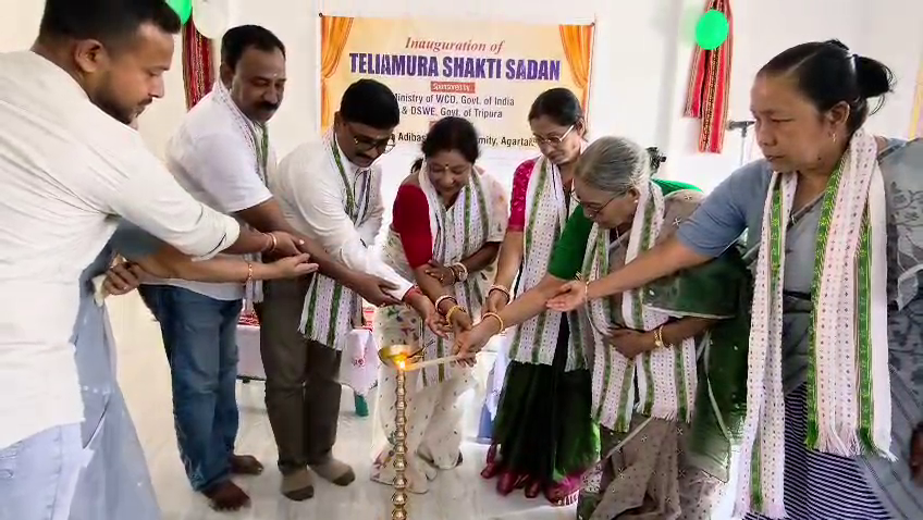 অসহায় মহিলাদের স্বনির্ভর করতে তেলিয়ামুড়ায় উদ্বোধন হল ‘শক্তি সদন’