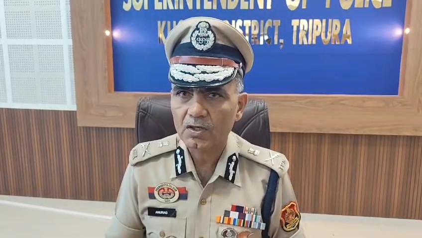 এডিসি নির্বাচন অবাধ ও শান্তিপূর্ণ করতে খোয়াইয়ে উচ্চপর্যায়ের বৈঠক, উপস্থিত ডিজেপি অনুরাগ ধানকর