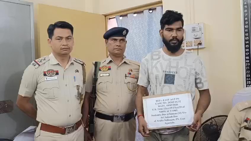 আড়ালিয়ার কুখ্যাত নেশা কারবারি পুলিশের জালে