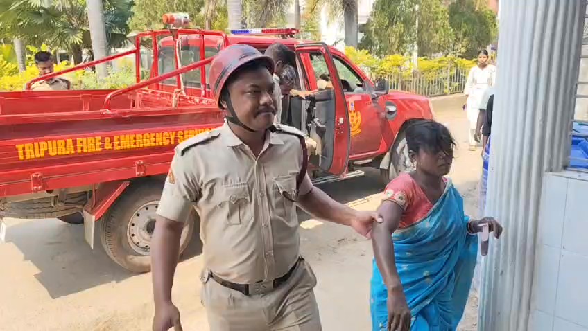 খোয়াইয়ে স্কুটি ও অটোর মুখোমুখি সংঘর্ষ: চালকসহ গুরুতর আহত ৪