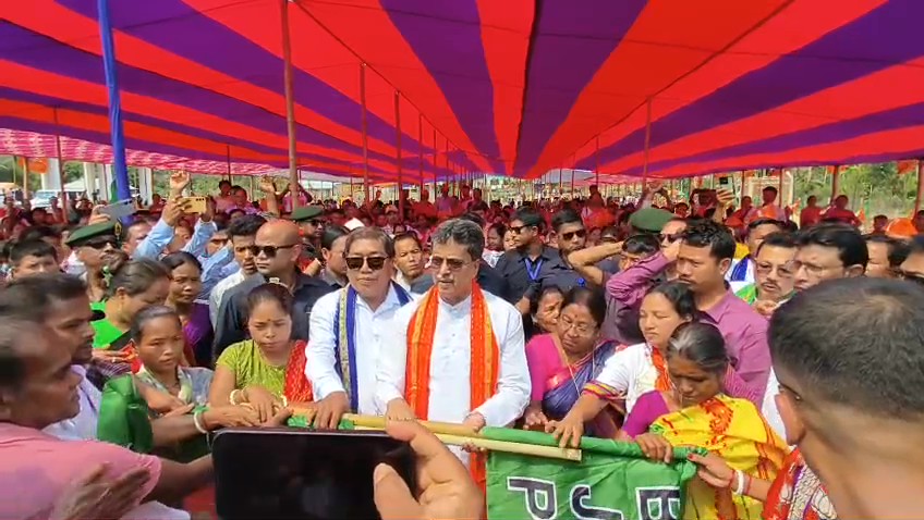 আসন্ন টি টি এডিসি নির্বাচনকে কেন্দ্র করে আজ ৮ গঙ্গানগর