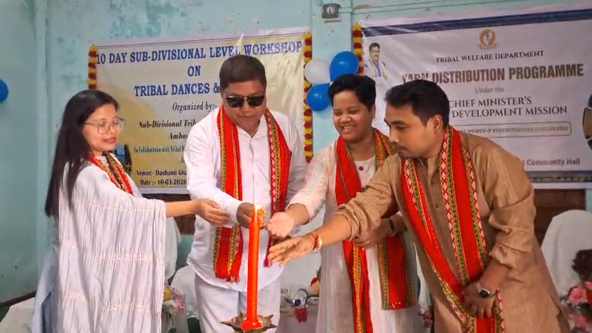 রাজ্যের উপজাতি সংস্কৃতির বিকাশ এবং মহিলা তাঁত শিল্পীদের স্বাবলম্বী করতে এক বিশেষ উদ্যোগ নিল আমবাসা মহকুমা প্রশাসন।