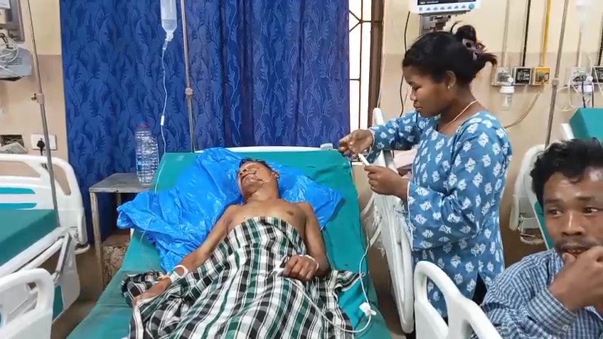 ধলাই জেলার দশ মাইল পাড়ায় ভাল্লুকের আক্রমণে গুরুতর আহত এক জুমিয়া 