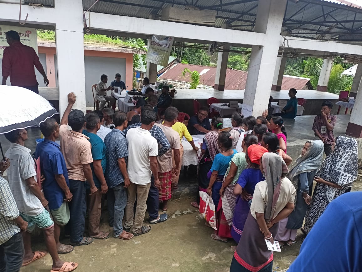 প্রত্যন্ত এলাকায় স্বাস্থ্যপরিসেবা নিয়ে ছুটে গেছে হেপাটাইটিস ফাউন্ডেশন অফ ত্রিপুরা ও স্বাস্থ্য ও পরিবার কল্যাণ দপ্তর।