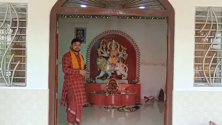 কমলপুরে বাসন্তীপুজোর প্রস্তুতি